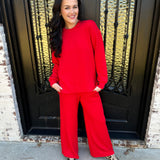 Spanx AirEssentials Crewneck Tunic in Red