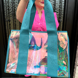 Case-Mate Jelly Tote w/ Phone Pouch in Emerald Soap Bubble