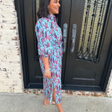 Florina Floral Midi Dress