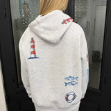 Locals Printed Comfort Fleece Hoodie & Jogger Set