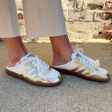 Back 70 Easter Slides in Metallic Gold