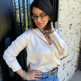 Budha Girl All Weather Serenity Prayer Bangles Set of 6 in Silver