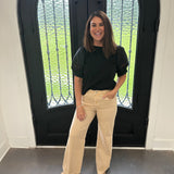 Kate Black Puff Sleeve Top