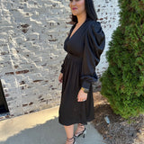 Claudia Front Slit Midi Dress