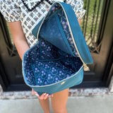 Mary Square Ultra Glam Bag in Pink Floral and Venice Vine