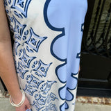 Lavi Patricia Lucite Strap Maxi in Blue