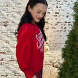 Kelly Santa Baby Sweatshirt in Red