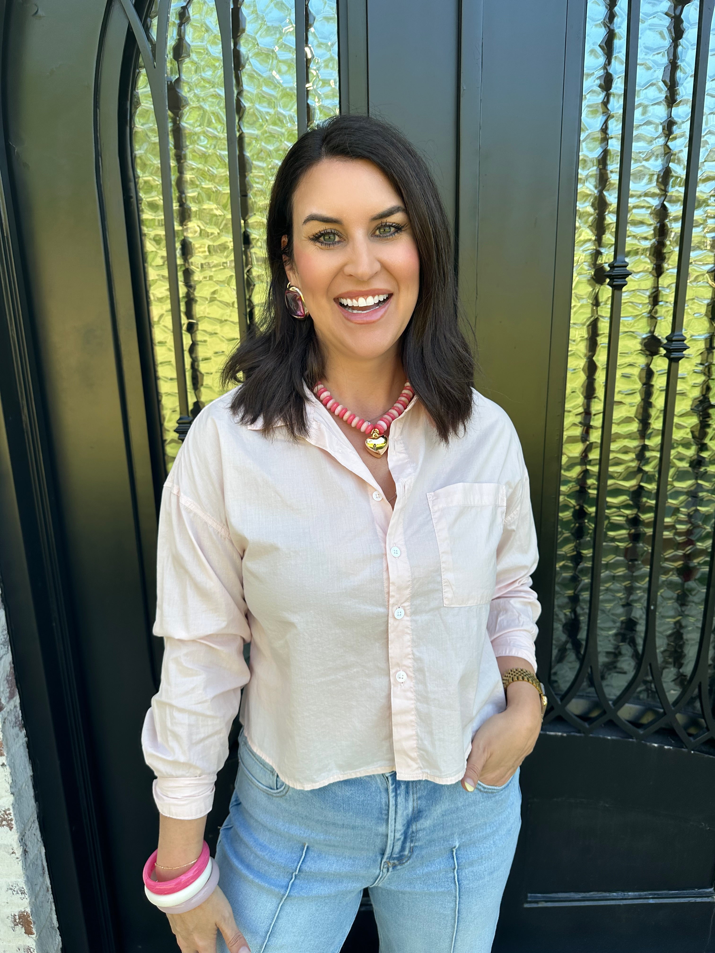 Dear John Pale Pink Longsleeve top