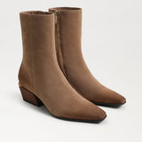 Sam Edelman Harmony Ankle Boots in Truffle Brown Suede