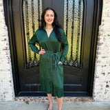 Galina Midi Dress in Rainforest