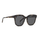 DIFF Gia Sunglasses in Espresso Tortoise + Solid Grey Lense