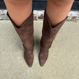 Dolce Vita Jody Suede Boots in Dark Brown