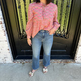 Daze Soho High Rise Ankle Flare in Rush Hour