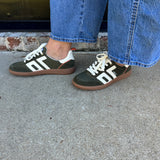 Back 70 Ghost Sneakers in Olive and Orange