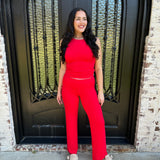 Z Supply Seeing Red Tank in Kiss Me Red