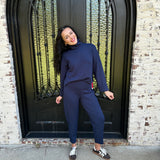 Spanx AirEssentials Barrel Leg Pant in Navy