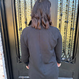 Spanx AirEssentials Brushed Half Zip in Black