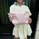 Essential Zip Pouch in Ballet Pink