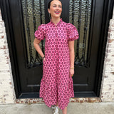 Bea Maxi Dress in Pink