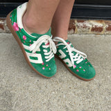 Back 70 Ghost Sneakers in Green Floral