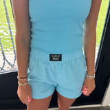 Lulu Mac OG Shorts in Turquoise