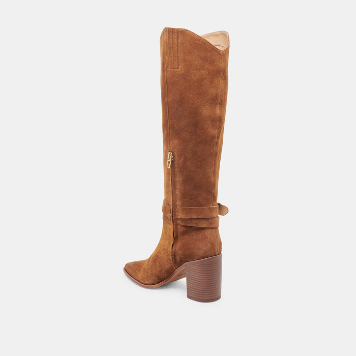 Dolce Vita Tyrone Brown Suede Boots