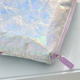 Essential Zip Pouch in Soap Bubble Iridescent
