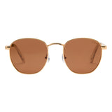 ISea Cooper Sunglasses in Gold/Brown