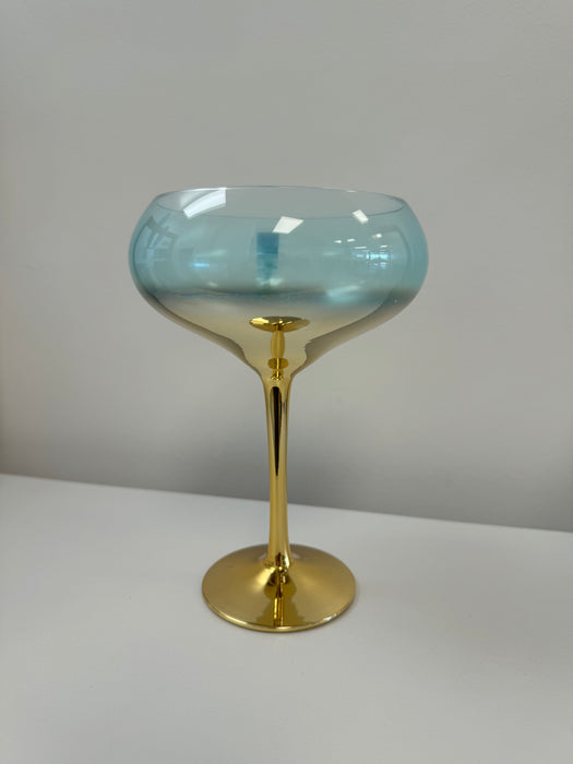 Gilded Coupe Glasses