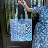 Heart of Grace Large Quilted Tote Bag