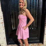 Astrid Dress in Pink