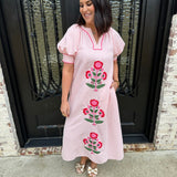 Whimsey Maxi Dress in Pink