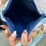 Essential Zip Pouch in Something Navy