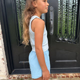 Lulu Mac Youth Solid Tank Top in Light Blue