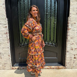 Lena Wildflower Maxi Dress
