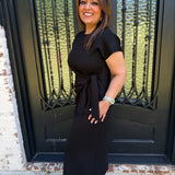 Bonnie Dress in Black