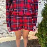 Z Supply Boyfriend Boxer in Red