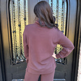 Spanx AirEssentials Turtleneck Tunic in Truffle Brown