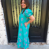 Misty Dress in Mint
