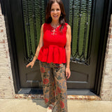 Floral Jeans