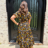 Lena Wildflower Maxi Dress