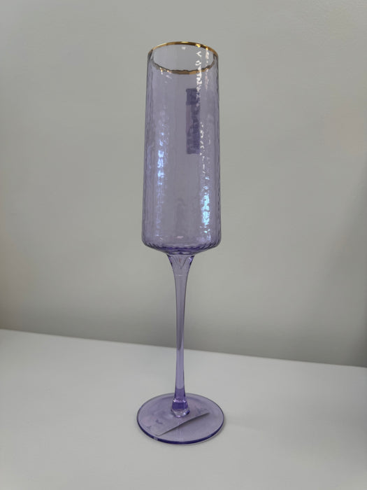 Rainbow Champagne Flute