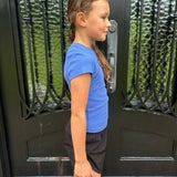 Lulu Mac Kids Babydoll Tee in Royal
