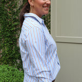 Dear John Galina Blue Stripe Top