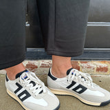 Back70 Barkley Jogger Sneakers in White/Black