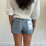 Trouble Maker Clean High Rise Short in Marina Vintage