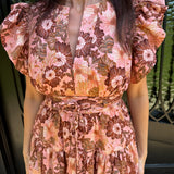 Pinky Multi Floral Dress