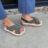 4ccccees Mellow Me Sandals in Moss