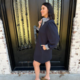 Willis Dress in Navy