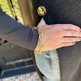 Chain Link Bracelet in Gold